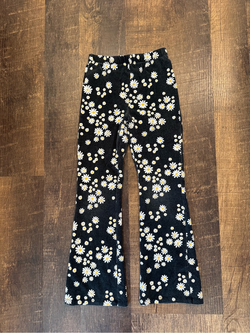 jumping beans Black Daisy Print Flare Leggings
